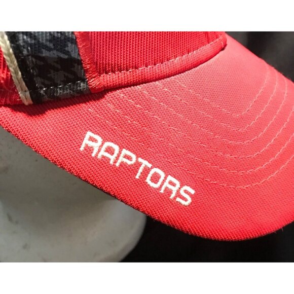 Adidas NBA Toronto Raptors Red Black Adjustable Cap With Logo Basketball - Picture 5 of 7